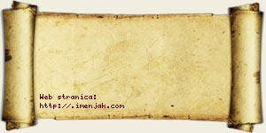 Pera Bzenić vizit kartica